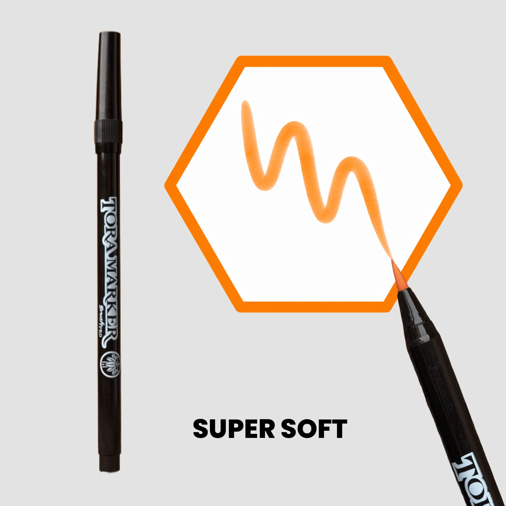 Tora Marker Brush Pro - Daidai Orange