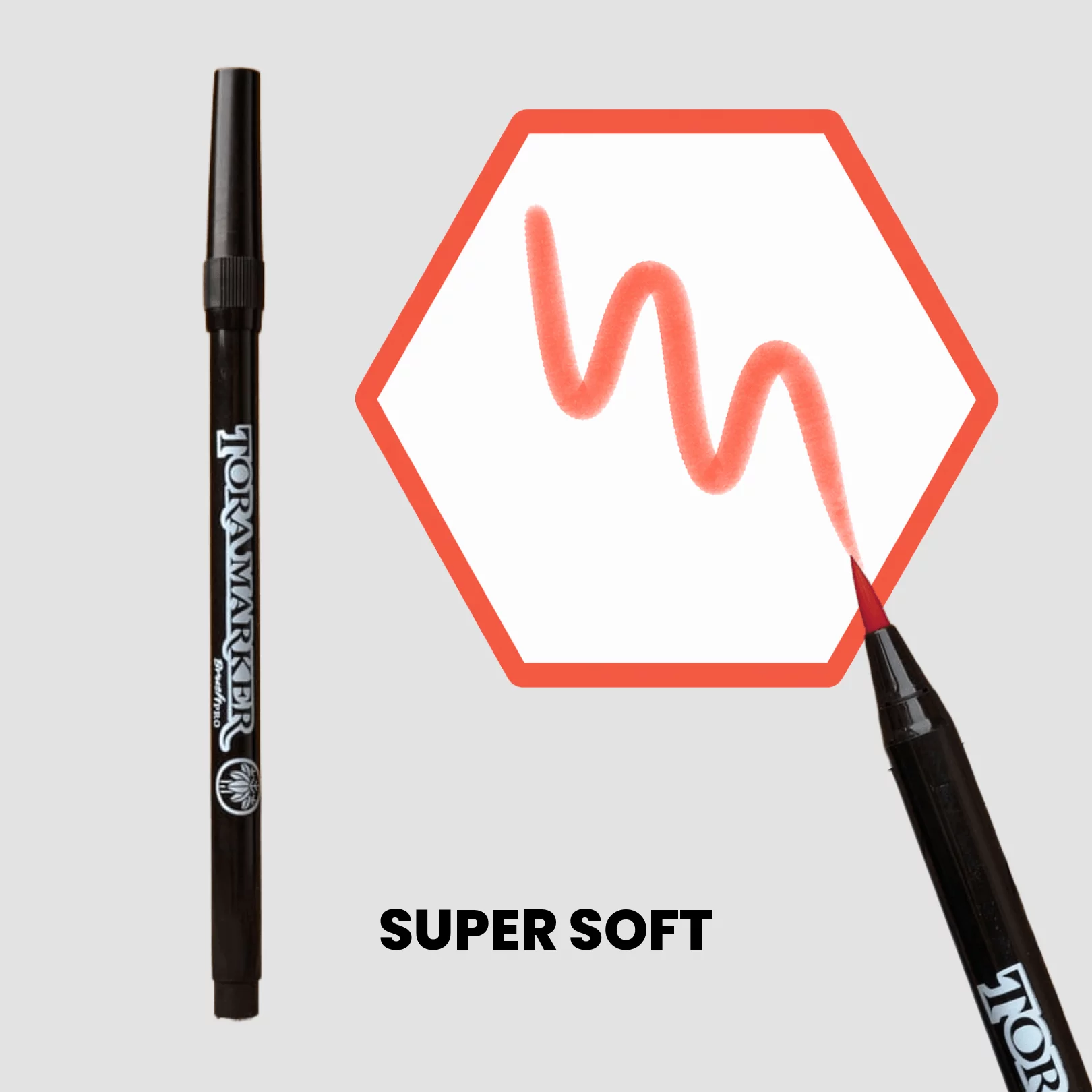 Tora Marker Brush Pro - Chi Red
