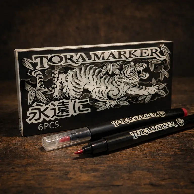 Tora Marker Fine Tip - Chi Red