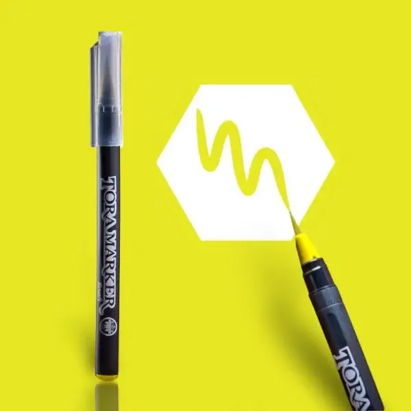 Tora Marker Brush - Kin Yellow