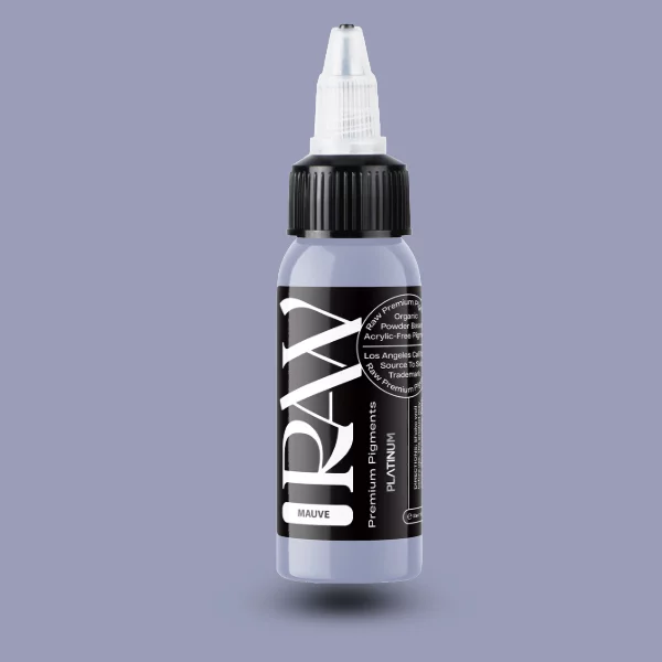 Raw Pigments EU Mauve – helles, kühles Periwinkle-Lila Tattoo-Pigment, 30ml Flasche